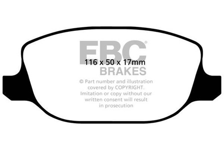 DP1425 - Sada brzdových destiček Série ULTIMAX2 EBC Brakes