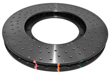 Univerzální brzdový kotouč DBA 5000 series - T3  Křížově vrtané/prohlubně Pouze rotor - DBA52286.1XD