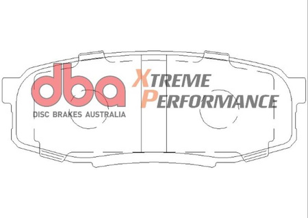 Zadní brzdové destičky DBA Brake Pads Xtreme Performance ECE R90 certified Hawk HB590x.682 - DB1857XP LEXUS LX450 LX570 TOYOTA Landcruiser 200 series Sequoia