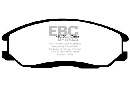 DP1480 - Sada brzdových destiček Série ULTIMAX2 EBC Brakes