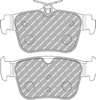 Zadní brzdová destička Ferodo Racing DS2500 FCP5357H AUDI A3 Allstreet Sportback 88A 8YA CUPRA FORMENTOR KM7 SEAT KL1 KL8 SKODA OCTAVIA IV NX3 NN3 Combi NX5 VOLKSWAGEN GOLF ALLTRACK VIII CG5 CD1 