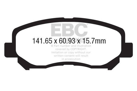 DPX2134 - Sada brzdových destiček Série ULTIMAX2 EBC Brakes