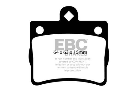 DP1135 - Sada brzdových destiček Série ULTIMAX2 EBC Brakes