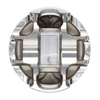 Sada pístů JE Pistons Porsche 996/997 Turbo M96.70/M97.70 100.00m 9.4:1 362143