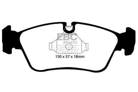DP51211NDX - Sada brzdových destiček Série BLUESTUFF NDX EBC Brakes