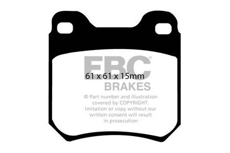 DP675 - Sada brzdových destiček Série ULTIMAX2 EBC Brakes