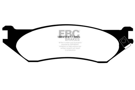 DP1267 - Sada brzdových destiček Série ULTIMAX2 EBC Brakes