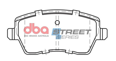 Přední brzdové destičky DBA Brake Pads Street Series Ceramic - DB2366SS NISSAN Micra K13 Note OPEL Agila SUZUKI Splash Swift Z31 VAUXHALL
