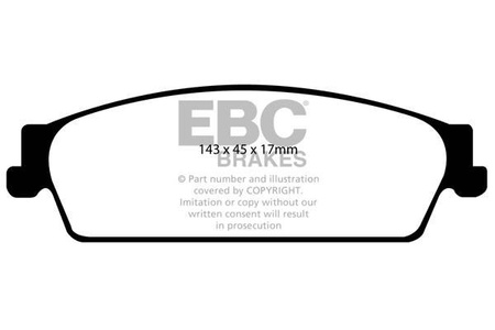 DP41780R - Sada brzdových destiček Série YELLOWSTUFF EBC Brakes