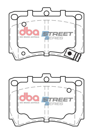 Přední brzdové destičky DBA Brake Pads Street Series Ceramic - DB1158SS MAZDA 323 Estate SAO Penza
