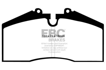 DP767 - Sada brzdových destiček Série ULTIMAX2 EBC Brakes