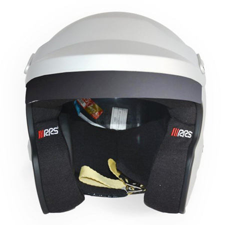 Helma RRS Protect Jet Open Matt Silver - Snell FIA HANS