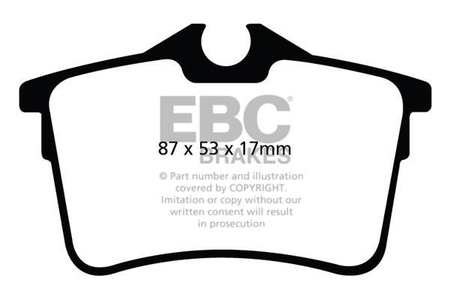 DPX2017 - Sada brzdových destiček Série ULTIMAX2 EBC Brakes