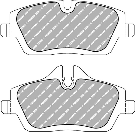 Přední brzdová destička Ferodo Racing DS1.11 FCP1747W BMW 1 E81 E87 2 Active Tourer F45 Gran F46 i3 I01 MINI F55 F56 R55 R56 R57 CLUBMAN F54 CLUBVAN Convertible F57 R58 Roadster R59,