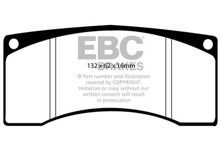 DP8016RPX - Sada závodních brzdových destiček Série RP-X Racing EBC Brakes