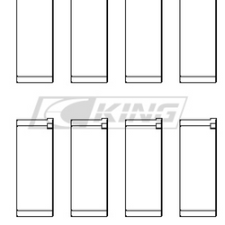 Obal ložiska ojnice King BMW S14B20, S14B23, S14B25 - CR4596XP0.25
