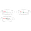 Zadní brzdové destičky DBA Brake Pads Street Performance Hawk HB662x.662 - DB15022SP HYUNDAI Equus Genesis BH Coupe DH Grand Sante Fe Santa KIA Sorento Stinger