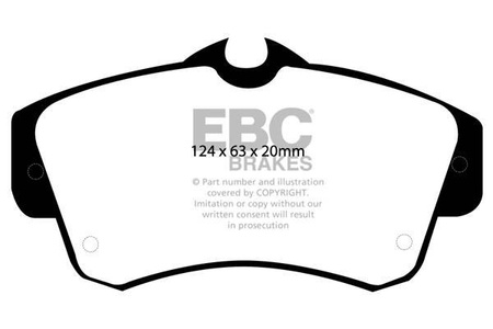 DP1357 - Sada brzdových destiček Série ULTIMAX2 EBC Brakes