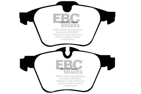 DP1912 - Sada brzdových destiček Série ULTIMAX2 EBC Brakes