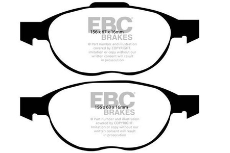 DP1524 - Sada brzdových destiček Série ULTIMAX2 EBC Brakes