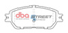Přední DBA brzdové destičky Street Series Ceramic - DB1490SS