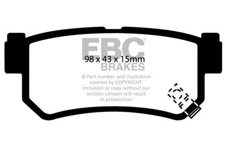 DP1477 - Sada brzdových destiček Série ULTIMAX2 EBC Brakes