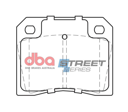 Zadní DBA brzdové destičky Street Series Ceramic - DB521SS
