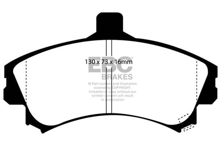 DP21045 - Sada brzdových destiček Série GREENSTUFF EBC Brakes