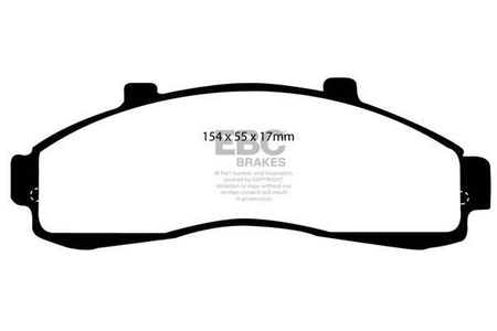 DP1199 - Sada brzdových destiček Série ULTIMAX2 EBC Brakes