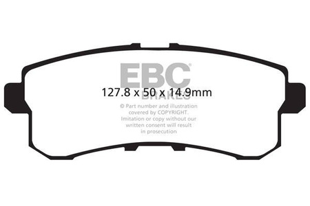 DP1876 - Sada brzdových destiček Série ULTIMAX2 EBC Brakes