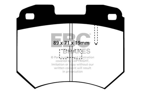 DP274 - Sada brzdových destiček Série ULTIMAX2 EBC Brakes