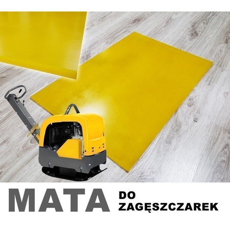 Rohož - elastomerová deska MPBS pro zhutňovač - rozměr 600 x 500 x 10 mm
