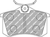 Zadní brzdová destička Ferodo Racing DSUNO FCP541Z AUDI A3 A4 CITROEN C2 C3 Pluriel FERRARI 550 FORD FOCUS HONDA Accord VI MERCEDES A190 PEUGEOT 307 405 PORSCHE 928 RENAULT Clio Megane SEAT Ibiza Leon SKODA Fabia Octavia VOLKSWAGEN Golf PASSAT Scirocco