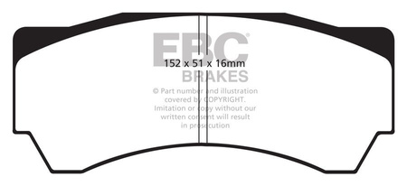 DP5063NDX - Sada brzdových destiček Série BLUESTUFF NDX EBC Brakes