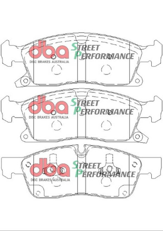 Přední brzdové destičky DBA Brake Pads Street Performance Hawk HB701x.723 - DB2216SP DODGE USA Durango JEEP Grand Cherokee MERCEDES-BENZ GL-Class X166 GL350 GL400 GLE-Class W166 GLE250 D 4Matic GLE350 GLE400 Coupe C292 GLE350d GLS-Class GLS350 GLS400