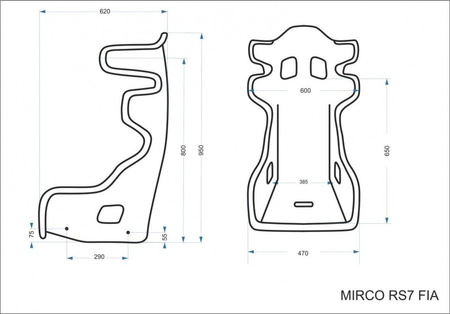 Autosedačka Mirco RS7 FIA