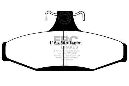 DP1501 - Sada brzdových destiček Série ULTIMAX2 EBC Brakes