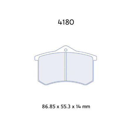 Brzdové destičky Carbone Lorraine RC5 - Seat Leon 1,8T Cupra R Brembo VA (02-06)