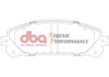 Přední brzdové destičky DBA Brake Pads Xtreme Performance - DB2004XP LEXUS ES300h NX200 NX200t NX300h RX200t RX450h TOYOTA Camry Highlander Rav 4 Sienna