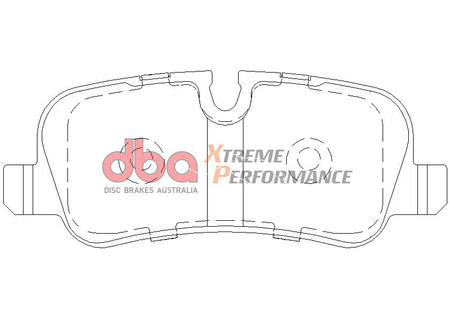 Zadní brzdové destičky DBA Brake Pads Xtreme Performance Hawk HB682x.657 - DB1781XP LAND ROVER Discovery 3 4 Range L322 Sport L320
