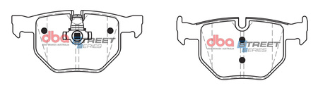 Zadní brzdové destičky DBA Brake Pads Street Series Ceramic - DB1694SS BMW 5 Series E60 520 523 525 530 E61 X 4WD E60 E61 xDrive 6 E63 630 E64