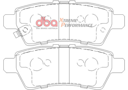 Zadní brzdové destičky DBA Brake Pads Xtreme Performance Hawk HB619x.626 - DB1919XP NISSAN Pathfinder