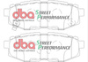 Zadní brzdové destičky DBA Brake Pads Street Performance Hawk HB671x.628 - DB1789SP SUBARU BRZ Forester Tribeca TOYOTA GT86