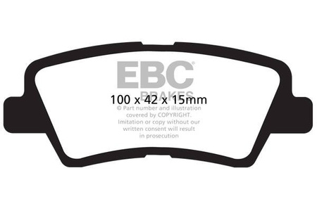 DP1875 - Sada brzdových destiček Série ULTIMAX2 EBC Brakes