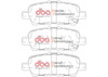 Zadní brzdové destičky DBA Brake Pads Xtreme Performance - DB2340XP INFINITI EX30D EX37 G37 M30D M35h M37 Q50 Sport Q60 Coupe Q70 Hybrid QX50 QX70 NISSAN Cube Juke 1st Gen Nismo RS Leaf Murano Z51 NV200 Combi Pulsar Qashqai J10 +2 Skyline V36 V36 Tiida