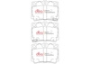 Zadní brzdové destičky DBA Brake Pads Xtreme Performance - DB1390XP MITSUBISHI Challenger Shogun Sport