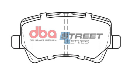 Zadní brzdové destičky DBA Brake Pads Street Series Semi-metallic - DB2234SS FORD Galaxy Mk2 S-Max LAND ROVER Freelander Range Evoque L538 VOLVO S60 Polestar T5 T6 S80 V60 Mk1 Cross Country V70 Mk3 XC60 D4 XC70