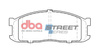 Zadní brzdové destičky DBA Brake Pads Street Series Ceramic - DB388SS MAZDA Bongo Brawny E2000 Panel Van Pick-up E2200