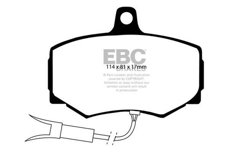 DP756/2 - Sada brzdových destiček Série ULTIMAX2 EBC Brakes