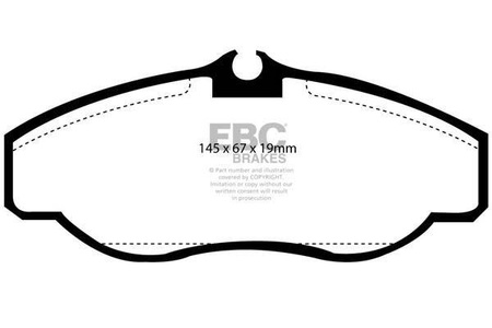 DP1037 - Sada brzdových destiček Série ULTIMAX2 EBC Brakes